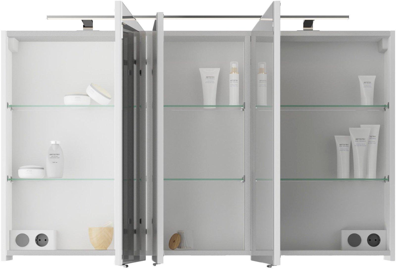 Badmöbel-Set Pelipal Serie 4035 2-teilig mit LED-Spiegelschrank