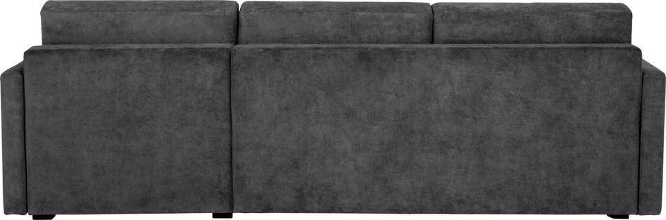 Places of Style Schlafsofa GOLDPOINT Ecksofa mit Bettfunktion in anthrazit