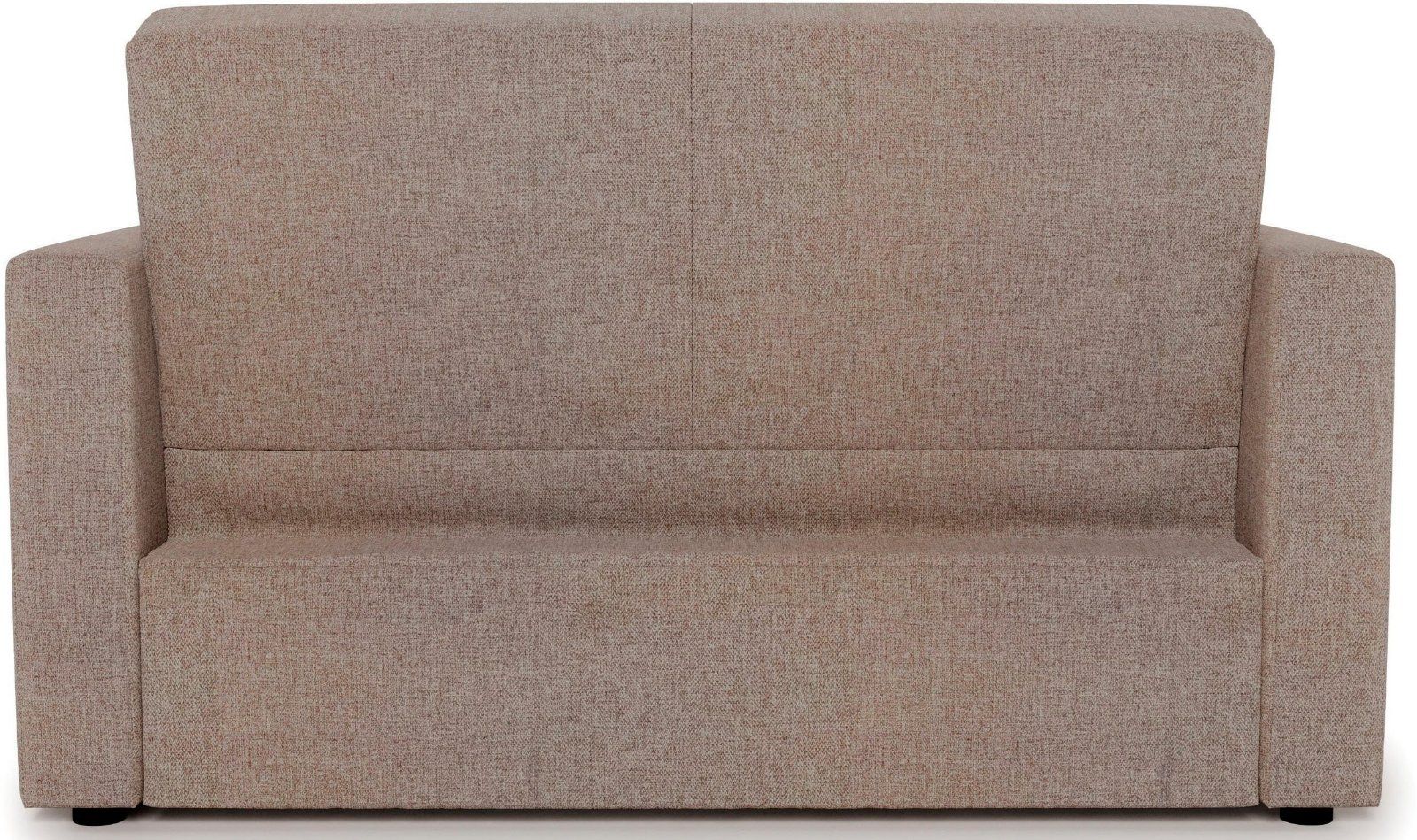 Schlafsofa Ravena mit Bettfunktion, Webstoff beige