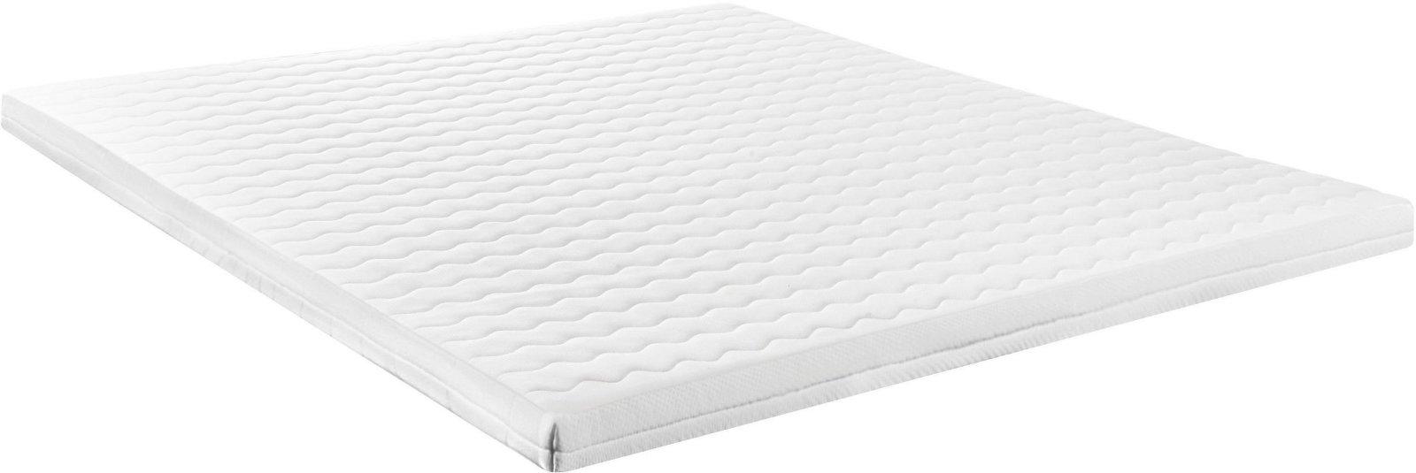 Boxspringbett Valetta, inkl.Topper 180x200cm hellgrau