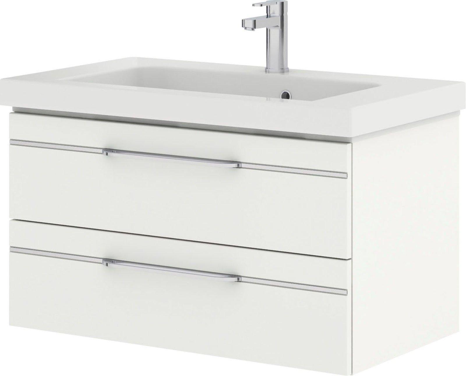 Badmöbel-Set Balto Sprint 2-teilig, 2-teilig Weiß Hochglanz