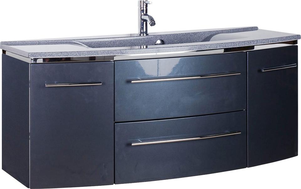 Badmöbel SAPHIR 3040 Mineralmarmor / anthrazit-Granit Grau