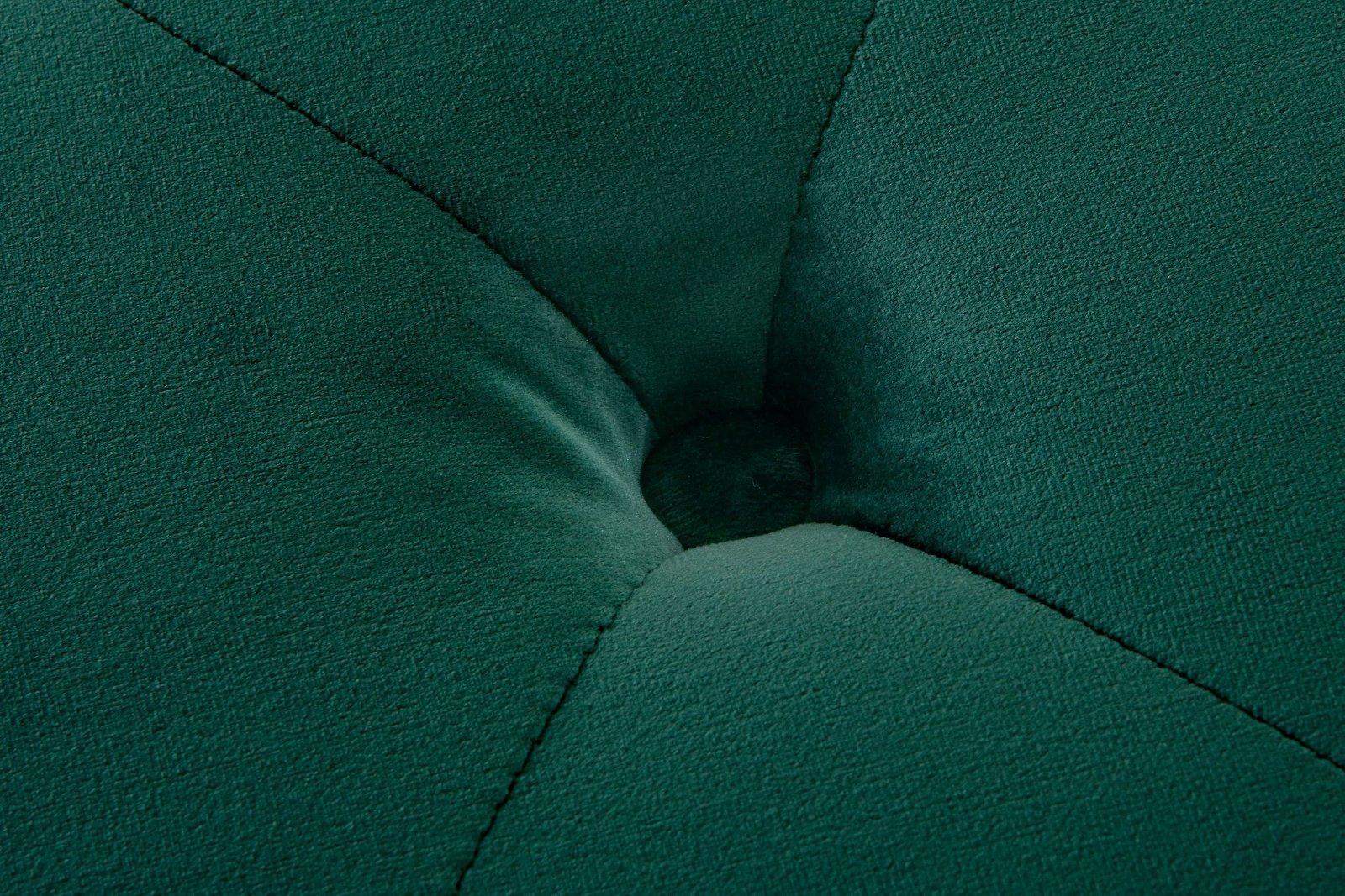 Bettbank Relaxy gesteppt, mit Staufach in grün