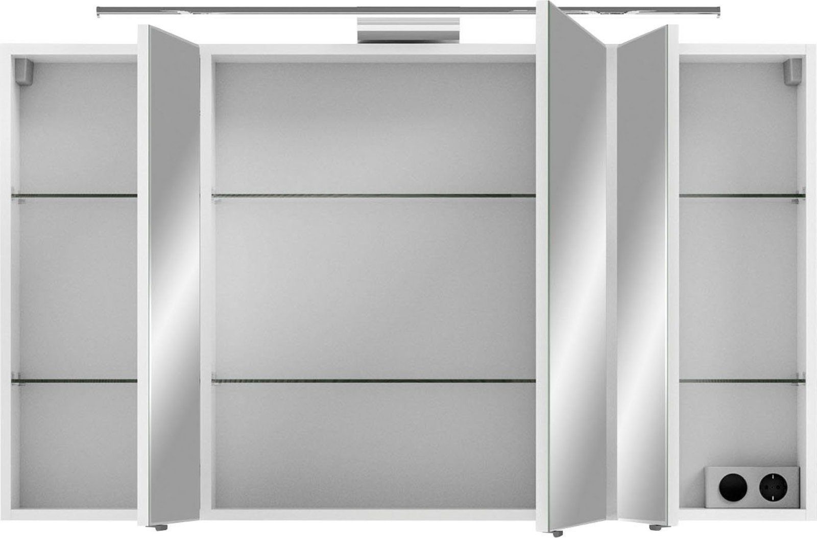 Spiegelschrank 6005 Sprint inkl LED-Beleuchtung 120cm