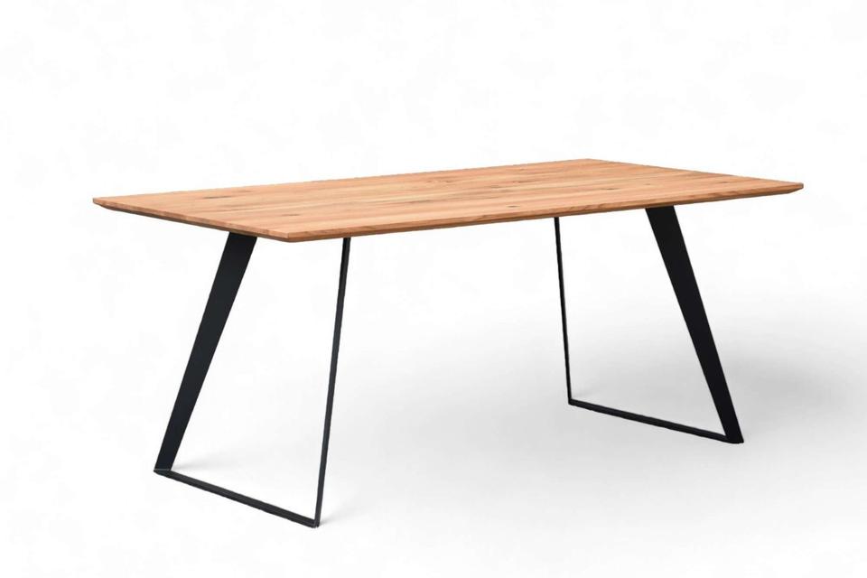 Esstisch,Küchentisch »Talwiese« Wildeiche massiv geölt 180cm