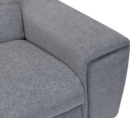 Ecksofa »Theron«,elektrische Relaxfunktion Struktur weich grau