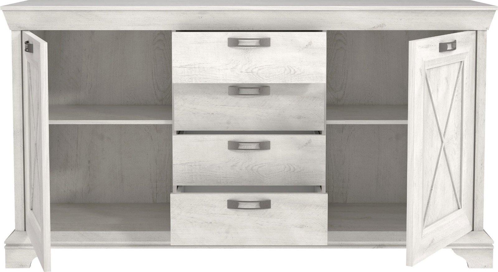 Sideboard Kashmir in Pinia Weiss