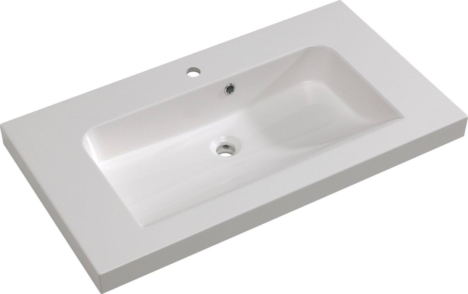 Badmöbel-Set Balto Sprint 2-teilig, 2-teilig Weiß Hochglanz