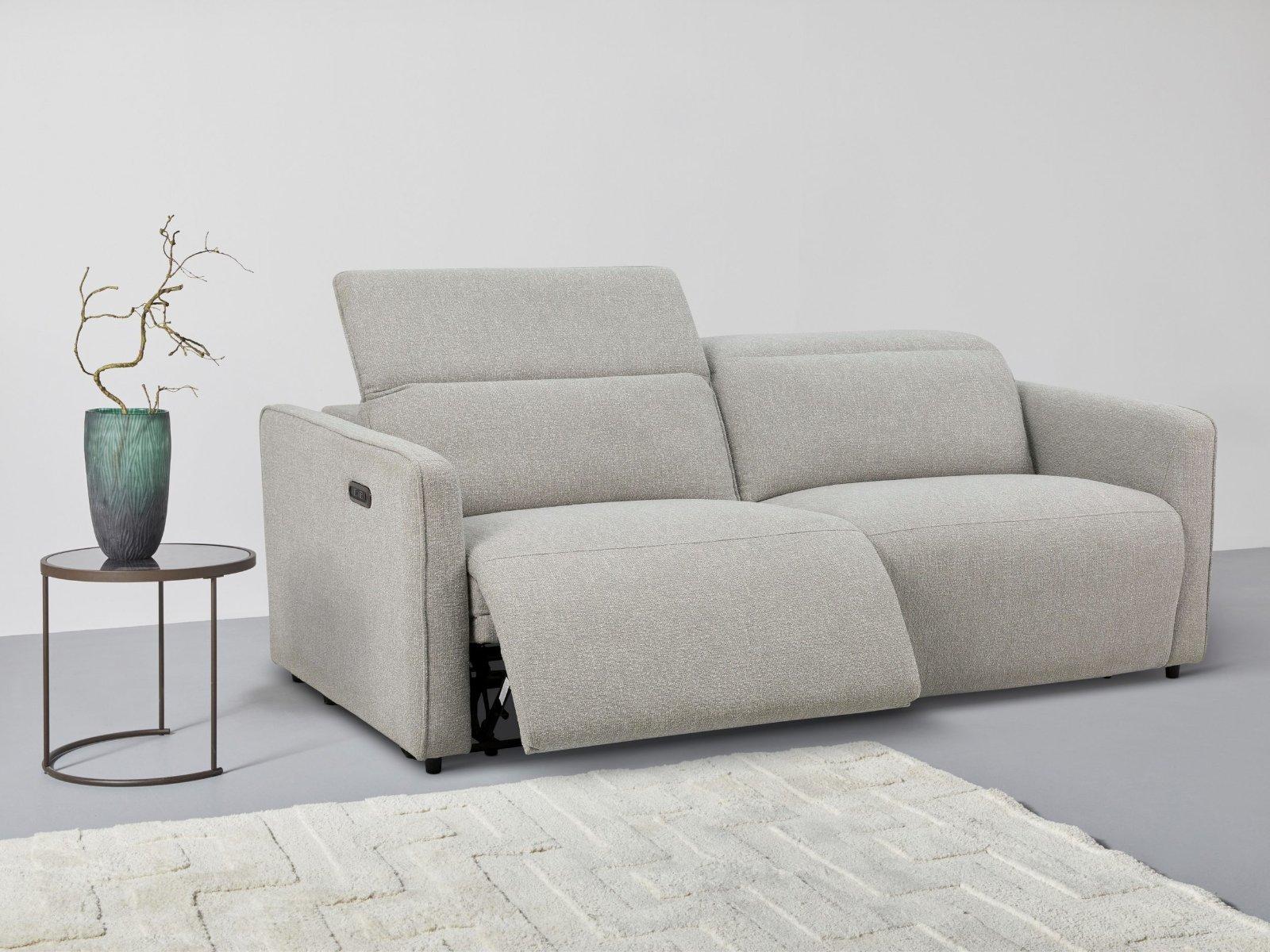 2-Sitzer KYLLY, XXL (208 cm) elektrische Relax- und Liegefunktion