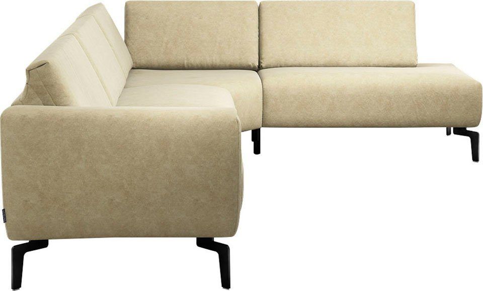 Sensoo Ecksofa »Cosy1« in naturel sambia und Luxus-Mikrofaser Bezug