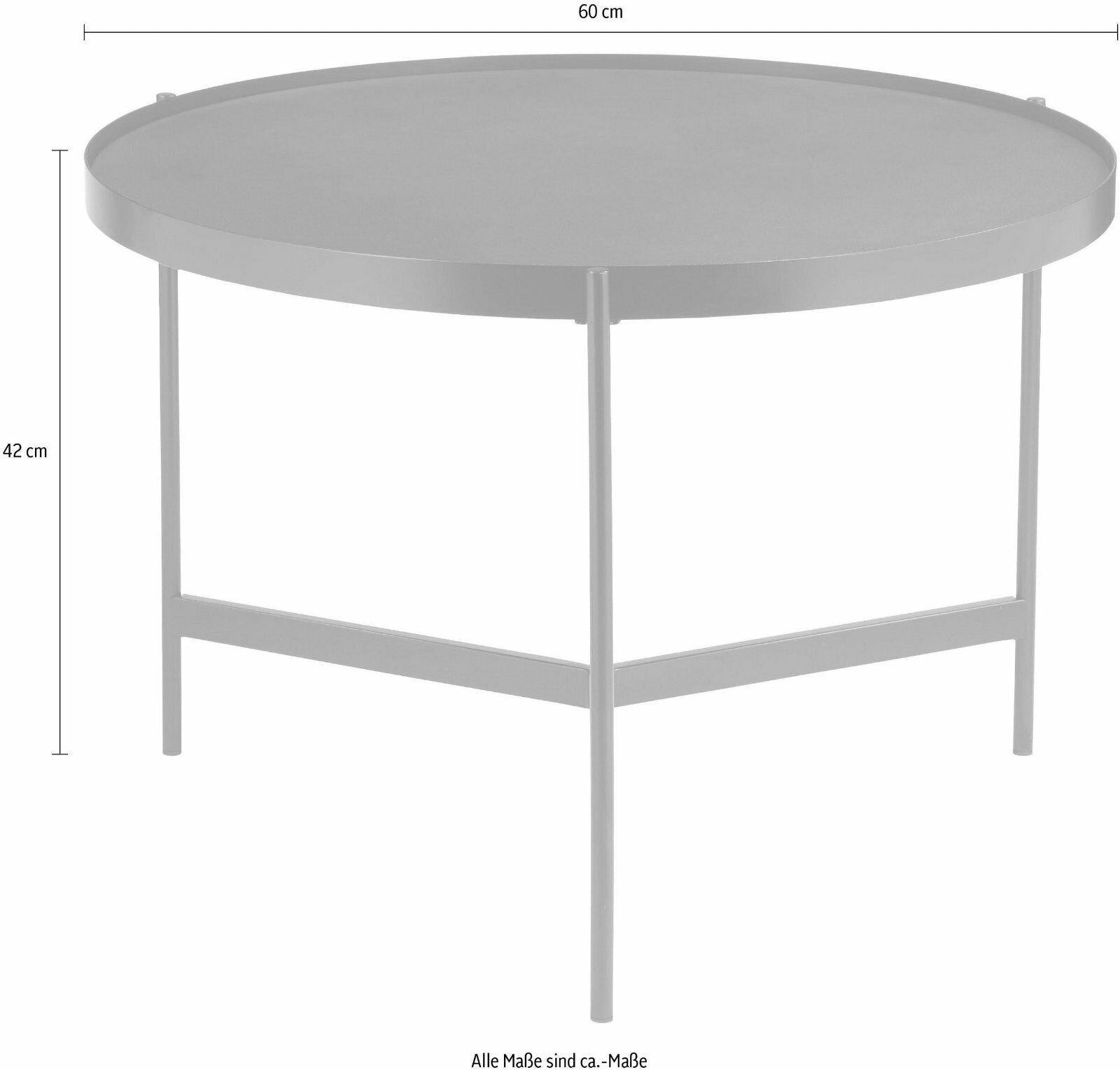 Couchtisch »Three Sisters«,Metall mit Tischplatte aus Glas