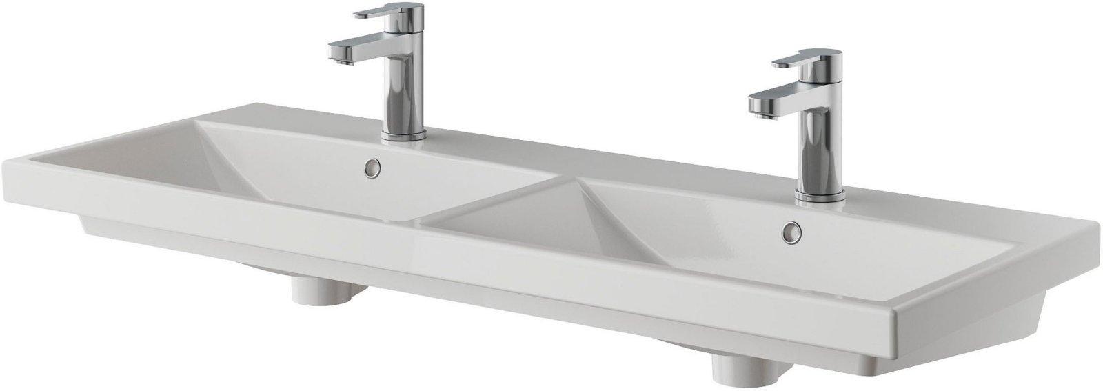 Badmöbel-Set Serie 4035 2-teilig mit LED-Spiegelschrank