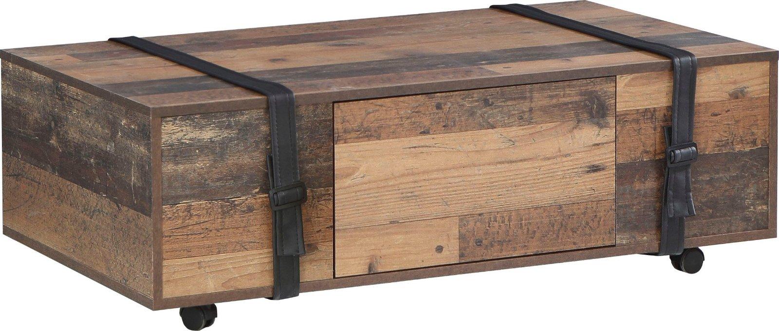 Couchtisch »Fobya« auf Rollen in Old Wood Vintage