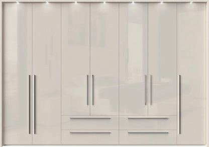 Places of Style Kleiderschrank Piano UV lackiert, hochglänzend