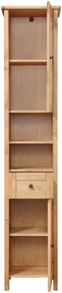Hochschrank »Sylt« im Landhaus-Stil,aus Massivholz natur