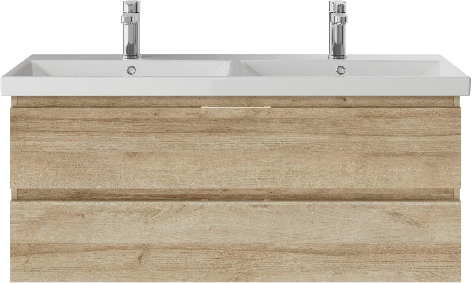 Badmöbel-Set Serie 4035 2-teilig mit LED-Spiegelschrank