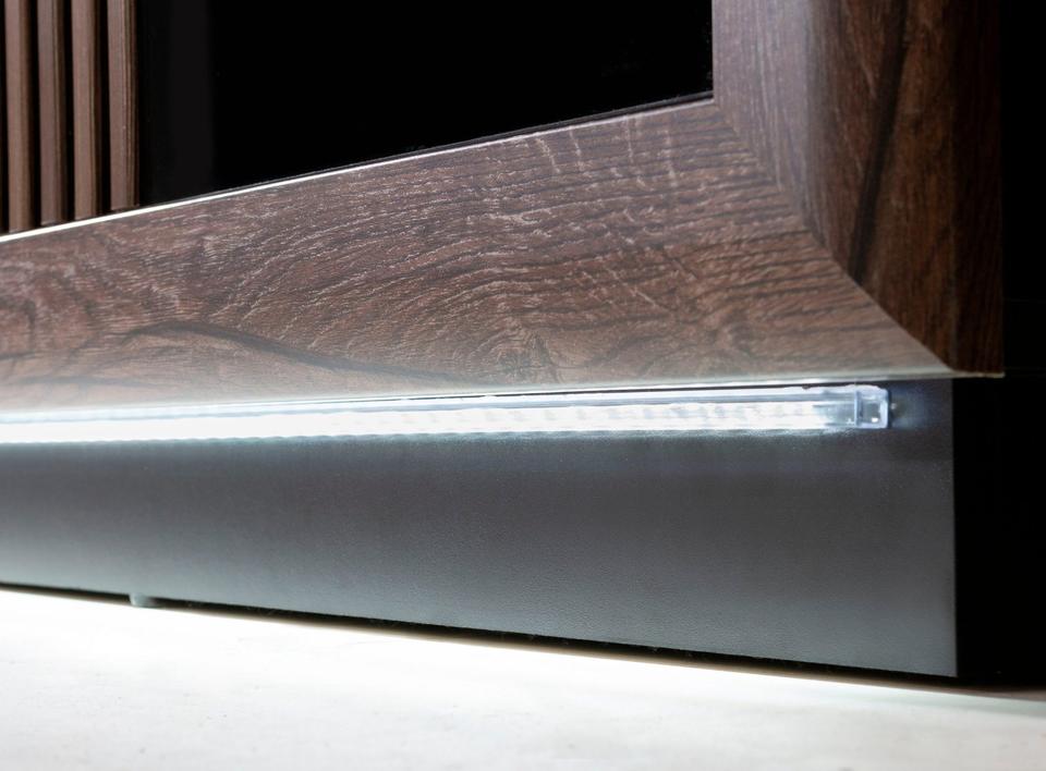 Highboard »Savona« inkl. Sockelbeleuchtung Hochglanz-Fronten