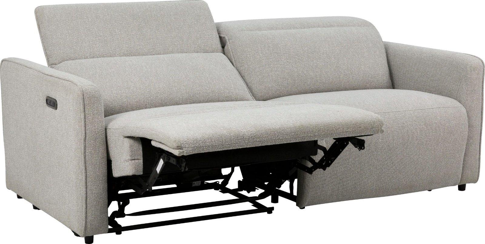 2-Sitzer KYLLY, XXL (208 cm) elektrische Relax- und Liegefunktion